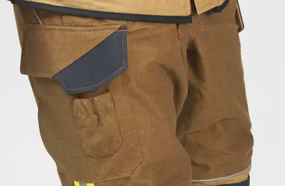 Numerous functional pockets with reinforced Kevlar puller Carabiners are inserted under the flaps of side pockets for hanging equipment.