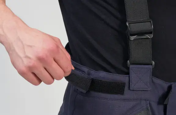 High level of adaptability of pants and jacket.